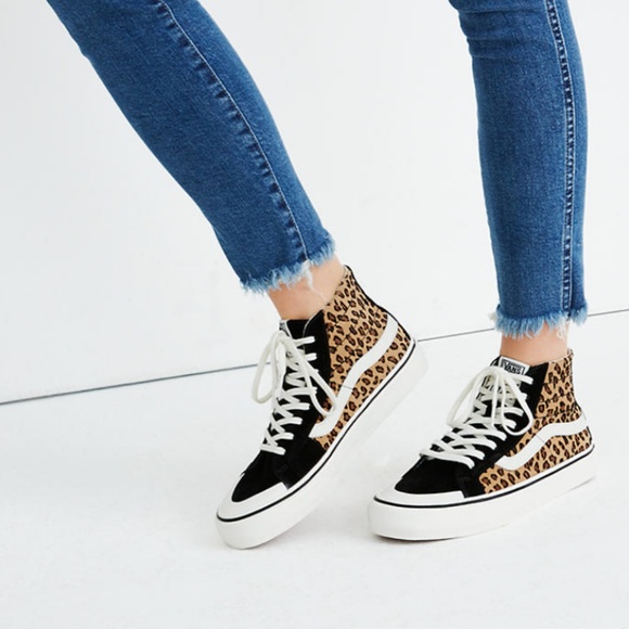 vans leopard high tops